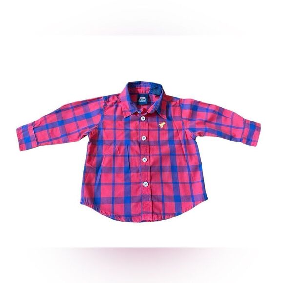 Wrangler Other - Wrangler Kids Plaid Long-Sleeve Shirt